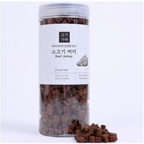 2023년 가성비 최고 강아지간식 - 제로랩스 강아지 대용량 고기가득 져키 1kg, 소고기, 1개