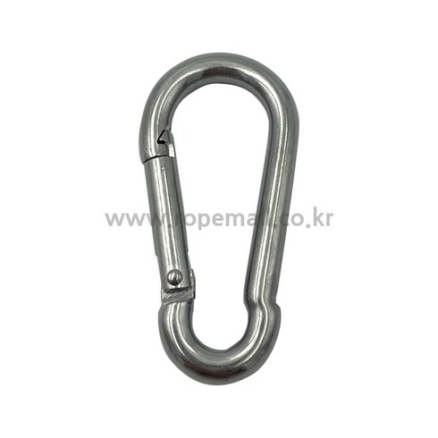 카라비너 미니 강철 대형 카라비나 캠핑 등산 낚시 차박 고리 4mm ~ 14mm, 1개