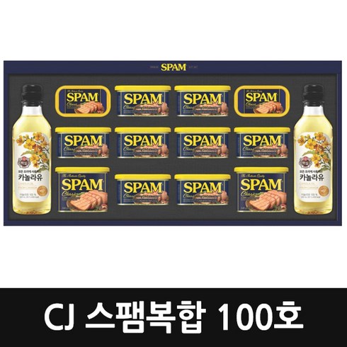 cj스팸복합100호 - CJ제일제당 스팸 복합 100호 선물세트(케이스포장), 4개