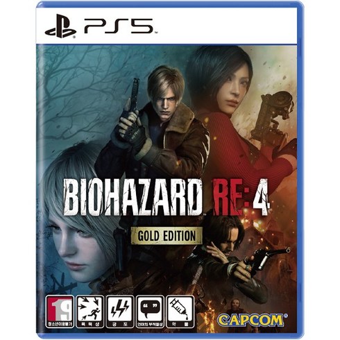 PS5 바이오하자드 RE4 골드에디션 한글판 새상품 실물 CD