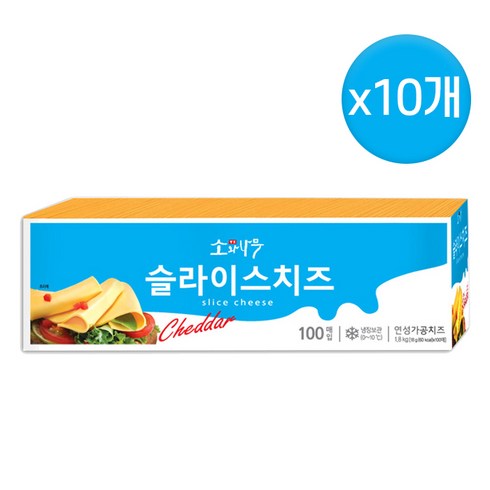 소와나무슬라이스치즈 - 소와나무 슬라이스치즈, 18g, 1000개