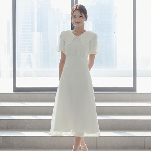 잇미샤 더블 카라 원피스 ITN5ZOP730 (LIGHT YELLOW)