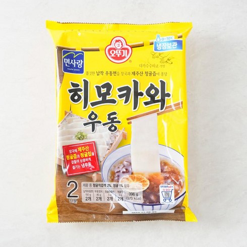 2023년 가성비 최고 히모카와우동 - 오뚜기 히모카와우동 2인 396g