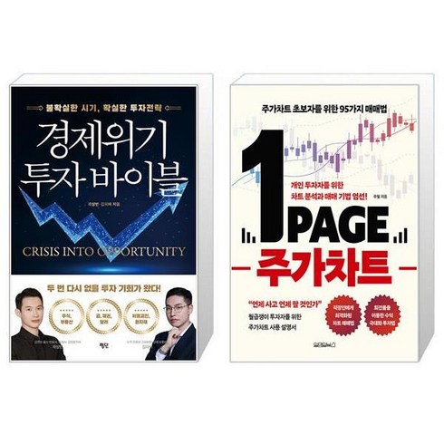 경제위기 투자 바이블 + 1페이지 주가차트 (마스크제공)