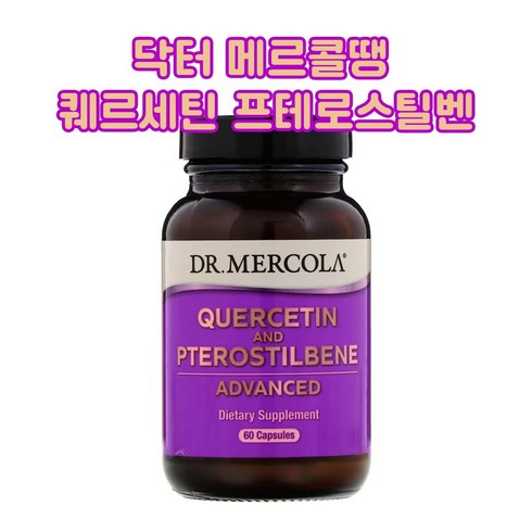 닥터머콜라 케르세틴 앤 프테로스틸벤 어드밴스드 캡슐, 60정, 1개