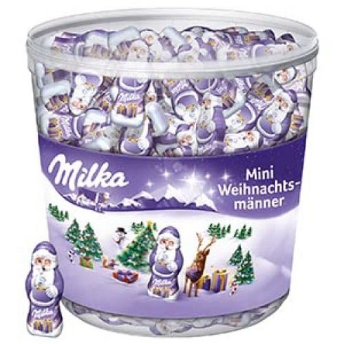 2023년 가성비 최고 크리스마스초콜릿 - Milka Mini Santas milk chocolate 밀카 미니 산타 밀크 초콜릿 1.54kg, 1개