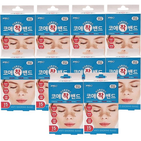 아텍스 코애착밴드 비강확장밴드 15매입, 10개