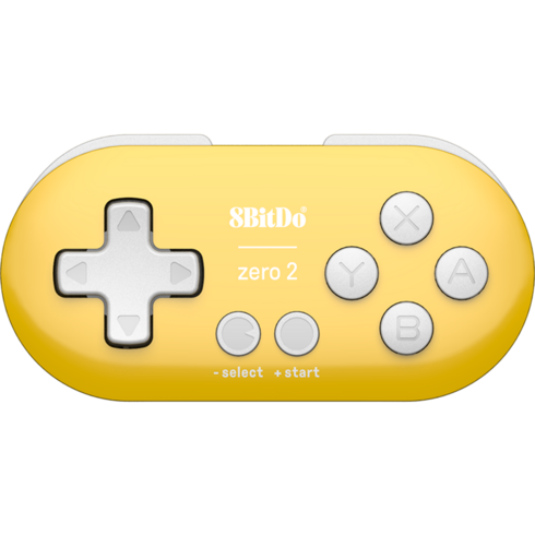 8BitDo Zero2 블루투스 게임패드 닌텐도 스위치 조이패드 블루투스패드, 8Bitdo Zero2 (옐로우), 1개