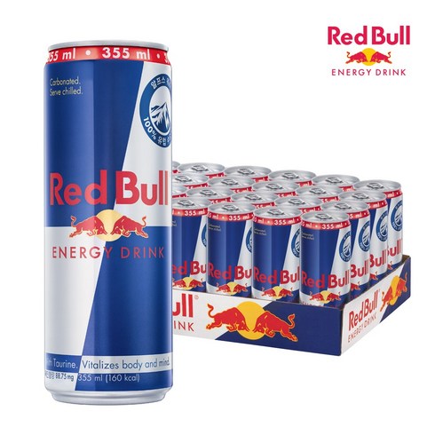 2023년 가성비 최고 redsterx9 - 레드불 에너지드링크 355ml 24캔, 24개