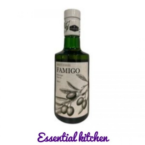 파미고 올리브오일 엑스트라 버진 500ml 1병, [파미고] 엑스트라 버진 올리브 오일 500ml, 1개