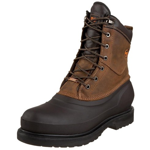 Timberland Pro 남성용 Peat Bog 레이스업 20.3cm(8인치) 방수 워크부츠 브라운 134805