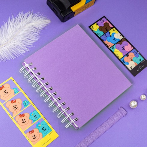 리빙선생 인생네컷 앨범 포토북, 퍼플, 120장