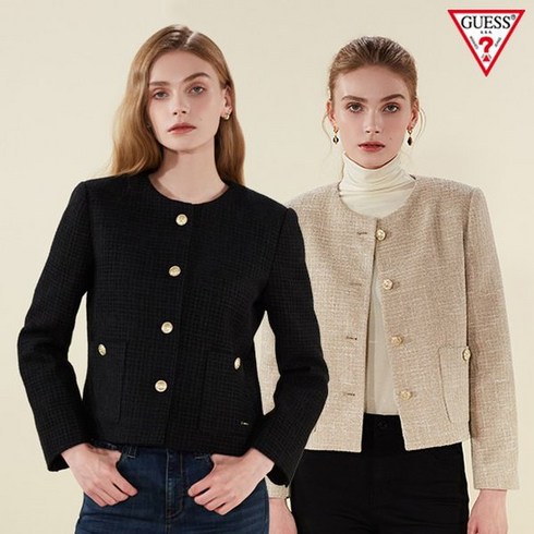 게스 게스 23FW 트위드 자켓 여성용