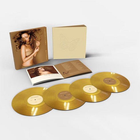 머라이어 캐리 LP Mariah Carey - Butterfly 2nd Edition Vinyl 25주년 바이닐 에디션 3종, 1.골드LP