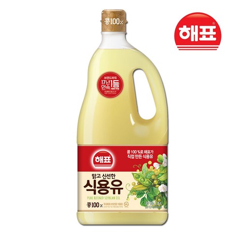 2023년 가성비 최고 식용유 - 해표 식용유, 1.8L, 3개