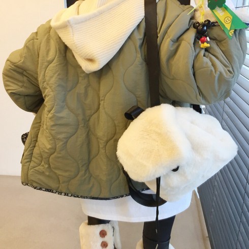 아이미마인 / 반디 퍼안감 페이즐리 양면 겨울점퍼 (2color)