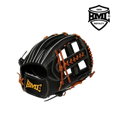 BMC 2023 신형 로열티 내야글러브 RYT-A5 검정 십자웹 우투용 비엠씨 야구글러브, 단품