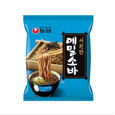 농심메밀소바 - 농심 메밀소바, 127g, 30개