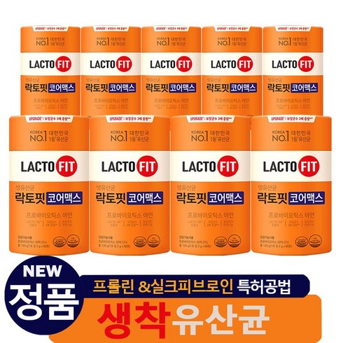 락토핏코어맥스 - 락토핏 종근당건강 생유산균 코어맥스, 360g, 3개