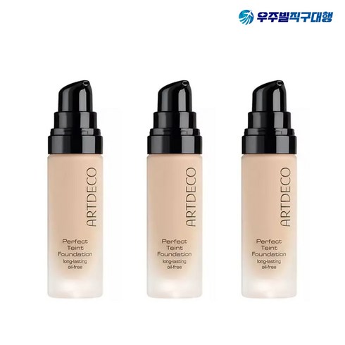 아르데코 퍼펙트 틴트 파운데이션 20ml 3개 - 아르데코 퍼펙트 틴트 롱래스팅 파운데이션 8호 젠틀 아이보리 20ml 3개, 1개, 기본