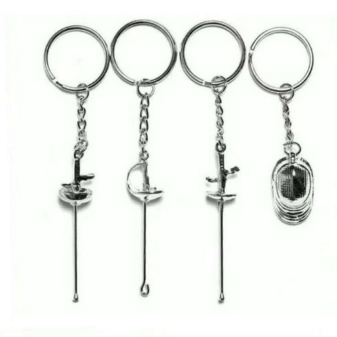 검도용품 창의적 개성적인 펜싱 거는장식 열쇠버클 열쇠고리 사은품 패키지 택배, C05-패키지(화검 검 에페 마스크)