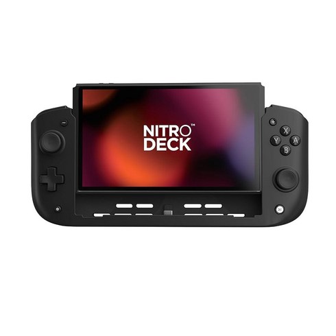 CRKD Nitro Deck - Professional Handheld with Zero Stick Drift for Nintendo Switch and OLED (Black), Black