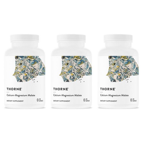 쏜 리서치 Thorne Research Calcium-Magnesium Malate 240 Capsules 칼슘-마그네슘 말산염 캡슐 240개입, 240정, 3개