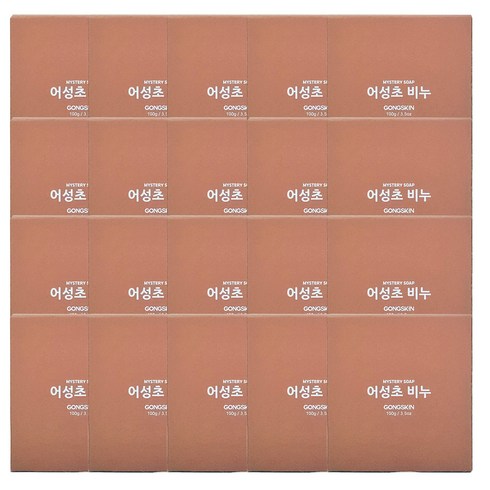 공스킨 - 공스킨 어성초 비누, 100g, 20개