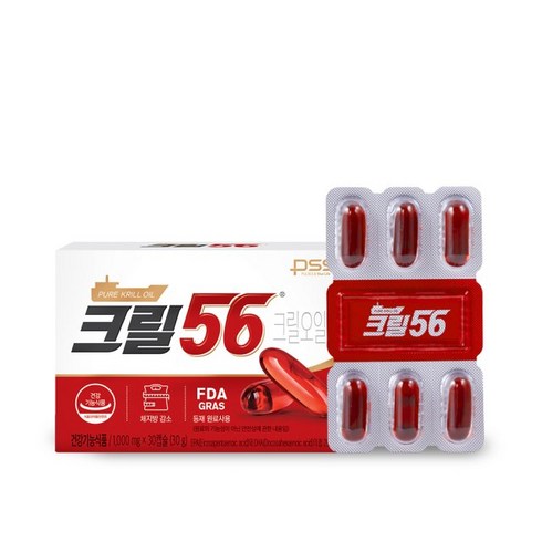 크릴56 크릴오일, 30정, 6개
