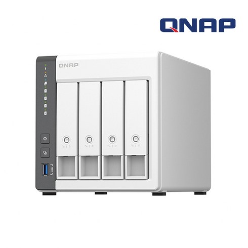 nas서버 - QNAP TS-433-4G 4BAY 쿼드코어 NAS 서버 스토리지, _하드 미포함