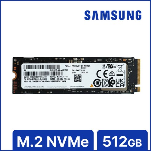 삼성전자 PM9A1 512GB M.2 NVMe (병행수입), PM9A1 M.2 NVMe