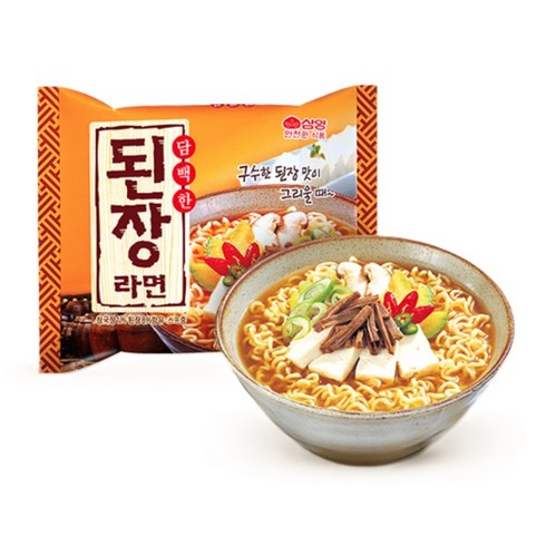 구수한 담백한 된장 라면 120g x 20봉지