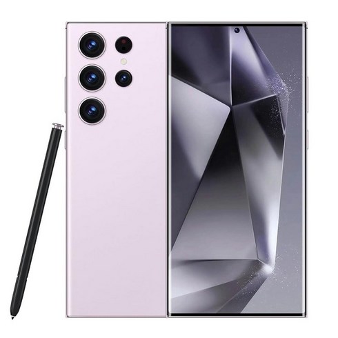 XUANMEIKE 안드로이드 13 S23 울트라 스마트 휴대폰 8코어 8GB+256GB 6500MAH (라일락퍼플), 라일락 퍼플