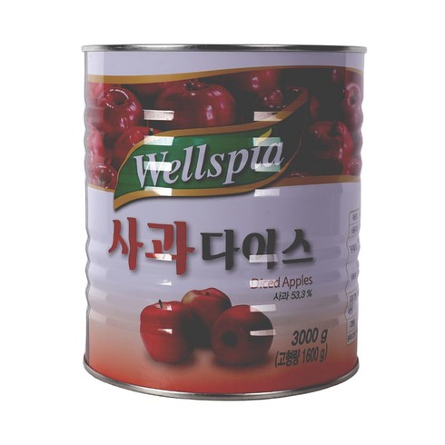 웰스피아 사과다이스 3kg, 1개