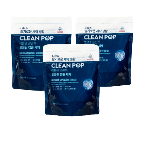 2023년 가성비 최고 톡캡슐 - 클린톡 캡슐세제 30개입*3봉, 3개, 30개입