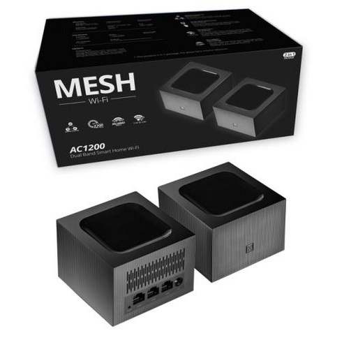 fenvi 와이파이 중계기 - Fenvi 전체 홈 메쉬 무선 와이파이 시스템 24G 50GHz 와이파이 무선 라우터 고속 무선 브리지 리피터 PK MW6 AC1200, 6.2IN1 Package  EU 플러그