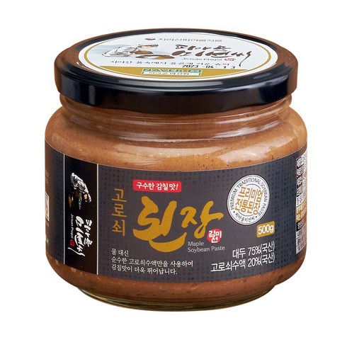 피아골미선씨 - 피아골미선씨 전통한식 프리미엄 고로쇠된장 500g, 1개