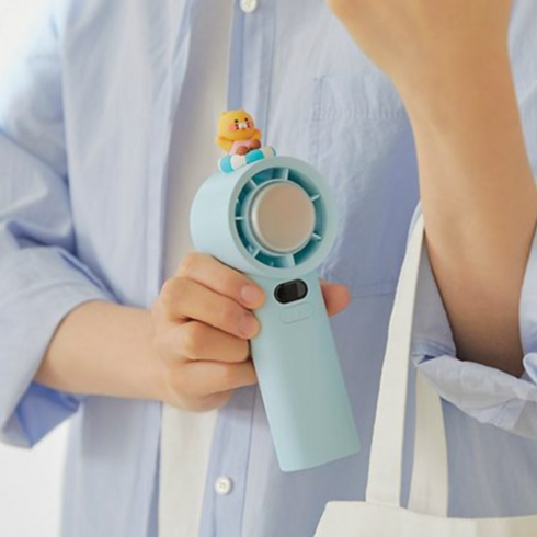 카카오프렌즈 에어쿨러 선풍기 춘식이 손선풍기 휴대