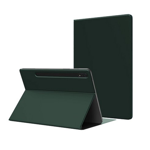 GSB 갤럭시탭 S8울트라 마그네틱 자석 북커버 케이스, 미드나잇그린