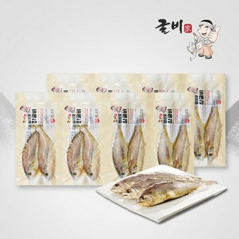 [굴비가] 법성포 참굴비 특대장대 깔끔진공 2미*5팩(총 10미 900g), 1개