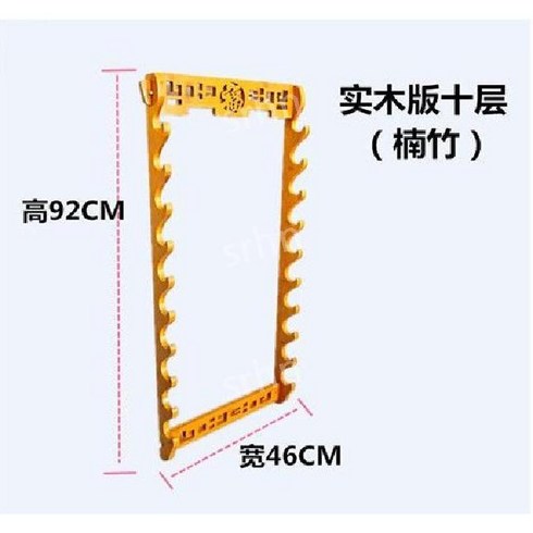 검좌대 검 거치대 도검 받침대 진열대 좌대 스탠드 목검 벽걸이 원목 장식용 랙 홀더, NanzhuFuzi교수형벽10층(펀칭없음)