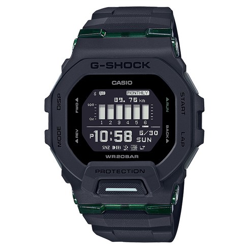 지샥스마트워치 - G-SHOCK 지샥 GBD-200SM-1A5 지스쿼드 블루투스 디지털 손목시계