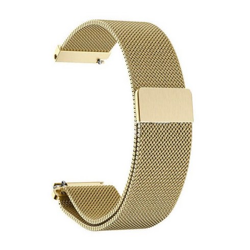 뽀마 갤럭시워치4(40mm/44mm) 기어S2클래식 20mm호환 마그네틱스트랩, 골드