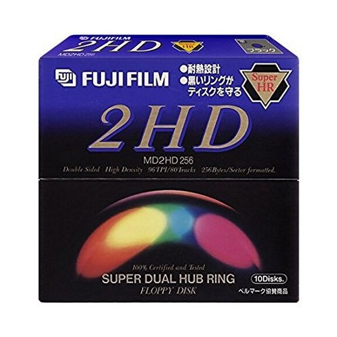 후지 필름 (FUJIFILM) 5.25 인치 플로피 디스크 2HD 1.6MB 10장 MD2HD256SK10