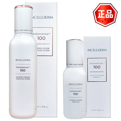 인셀덤래디언솜 - 인셀덤 래디언솜 100 마이크로플루다이저 2종 토너 100ml+앰플 30ml, 1개