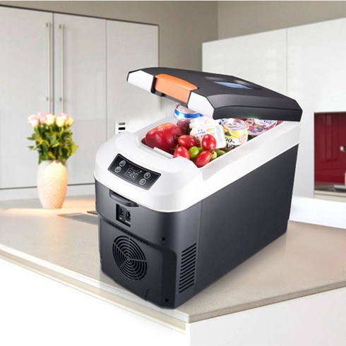 2023년 가성비 최고 냉장고 화물택배 - shike 차량용 냉장고 24v12v 대형 화물차 승용차 가정용 냉장 보관 소형 휴대용 미니 항온, 12L 블랙, 12L