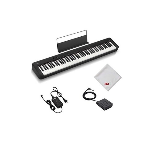 【Amazon.co.jp 한정】 카시오 (CASIO) 전자 피아노 CDP-S100AZ 88 건반 해머 액션 건반 경량 & 컴팩트하고 휴대가 편리 건전지로도 사용 가능, 상세페이지 참조