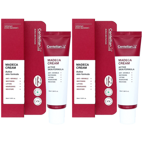 센텔리안24 마데카 크림 액티브 스킨 포뮬러 시즌5 50ml 1+1 미백과 주름개선의 토탈 케어 기능성 크림, 2개