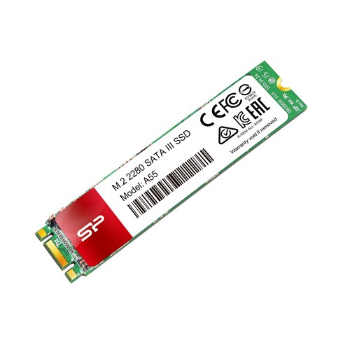 실리콘파워 A55 M.2 2280 SSD SATA 3, 256GB