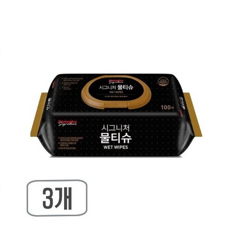홈플러스 시그니처 물티슈 100매 3개, 100매입